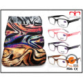 Correspondência Pouch Animal Pattern óculos de leitura de moda Eyewear (MRP21587)